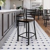 image:imageFlash Furniture Hercules Ladder Back Counter StoolWood Seat BlackMAH