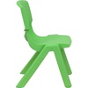 image:imageFlash Furniture 24 in Plastic Square Activity Table with 4 Chairs NaturalGreen