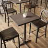 image:imageFlash Furniture 36x36 Wood Tabletop Dark BrownDark Brown