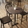 image:imageFlash Furniture 36x36 Wood Tabletop Dark BrownDark Brown