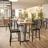 image:imageFlash Furniture 36x36 Wood Tabletop Dark BrownNatural