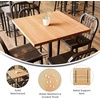 image:imageFlash Furniture 36x36 Wood Tabletop Dark BrownNatural