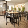 image:imageFlash Furniture 36x36 Wood Tabletop Dark BrownNatural