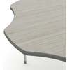 image:imageFlash Furniture 60 Flower Adjustable Activity Table White Short LegsLight Gray