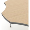 image:imageFlash Furniture 60 Flower Adjustable Activity Table White Short LegsLight Natural