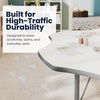 image:imageFlash Furniture 60 Flower Adjustable Activity Table White Short LegsWhite