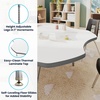 image:imageFlash Furniture 60 Flower Adjustable Activity Table White Short LegsWhite