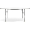 image:imageFlash Furniture 60 Flower Adjustable Activity Table White Short LegsWhite