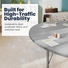 image:imageFlash Furniture 66 x 60 Horseshoe Activity Table Light Gray Short LegsGrey