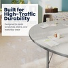 image:imageFlash Furniture 66 x 60 Horseshoe Activity Table Light Gray Short LegsLight Gray
