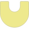 image:imageFlash Furniture 66 x 60 Horseshoe Activity Table Light Gray Short LegsYellow