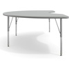 image:imageFlash Furniture 96 x 48 Kidney Activity Table Gray Short LegsGrey