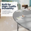image:imageFlash Furniture 96 x 48 Kidney Activity Table Gray Short LegsGrey