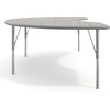 image:imageFlash Furniture 96 x 48 Kidney Activity Table Gray Short LegsLight Gray