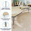 image:imageFlash Furniture 96 x 48 Kidney Activity Table Gray Short LegsLight Natural