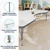 image:imageFlash Furniture 96 x 48 Kidney Activity Table Gray Short LegsWhite
