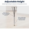 image:imageFlash Furniture 96 x 48 Kidney Activity Table Gray Short LegsWhite