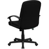 image:imageFlash Furniture Fabric Swivel Office Chair with Nylon Arms NavyBlack