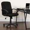 image:imageFlash Furniture Fabric Swivel Office Chair with Nylon Arms NavyBlack