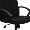 image:imageFlash Furniture Fabric Swivel Office Chair with Nylon Arms NavyBlack