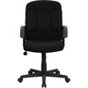 image:imageFlash Furniture Fabric Swivel Office Chair with Nylon Arms NavyBlack