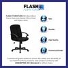 image:imageFlash Furniture Fabric Swivel Office Chair with Nylon Arms NavyBlack