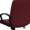 image:imageFlash Furniture Fabric Swivel Office Chair with Nylon Arms NavyBurgundy