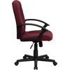 image:imageFlash Furniture Fabric Swivel Office Chair with Nylon Arms NavyBurgundy