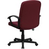 image:imageFlash Furniture Fabric Swivel Office Chair with Nylon Arms NavyBurgundy