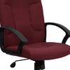 image:imageFlash Furniture Fabric Swivel Office Chair with Nylon Arms NavyBurgundy