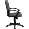 image:imageFlash Furniture Fabric Swivel Office Chair with Nylon Arms NavyGrey