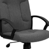image:imageFlash Furniture Fabric Swivel Office Chair with Nylon Arms NavyGrey