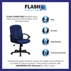 image:imageFlash Furniture Fabric Swivel Office Chair with Nylon Arms NavyNavy