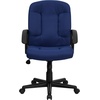 image:imageFlash Furniture Fabric Swivel Office Chair with Nylon Arms NavyNavy