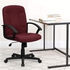 image:imageFlash Furniture Fabric Swivel Office Chair with Nylon Arms NavyBurgundy