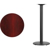 image:imageFlash Furniture 24 Round Table and 18 Round Base BlackMahogany