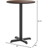 image:imageFlash Furniture 24 Round Table and 18 Round Base BlackWalnut