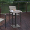 image:imageFlash Furniture Commercial Grade Steel Round Table NaturalGrayGray TopGray Frame