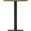 image:imageFlash Furniture Commercial Grade Steel Round Table NaturalGrayNatural TopGray Frame