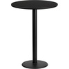 image:imageFlash Furniture 24 Round Table and 18 Round Base BlackBlack