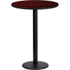 image:imageFlash Furniture 24 Round Table and 18 Round Base BlackMahogany