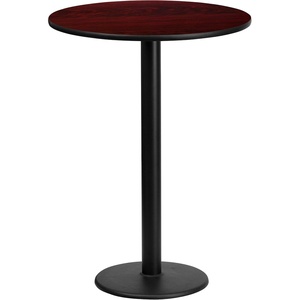 image:imageFlash Furniture 24 Round Table and 18 Round Base BlackMahogany
