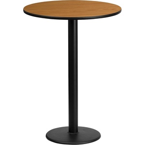 image:imageFlash Furniture 24 Round Table and 18 Round Base BlackNatural