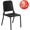 image:imageFlash Furniture HERCULES Series Black High Density Stackable Melody BandMusic ChairSet of 5