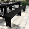 image:imageFlash Furniture Hercules 96x12 Folding Bench with Legs RusticBlack Wash