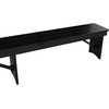 image:imageFlash Furniture Hercules 96x12 Folding Bench with Legs RusticBlack Wash