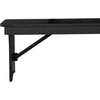 image:imageFlash Furniture Hercules 96x12 Folding Bench with Legs RusticBlack Wash
