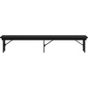 image:imageFlash Furniture Hercules 96x12 Folding Bench with Legs RusticBlack Wash