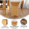 image:imageFlash Furniture Hercules 96x12 Folding Bench with Legs RusticLight Natural