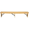 image:imageFlash Furniture Hercules 96x12 Folding Bench with Legs RusticLight Natural